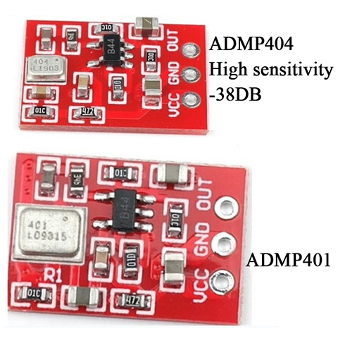 Module d'amplificateur de microphone en silicone, prise de microphone avec préamplificateur, ADMP401 ADMP404 ► Photo 1/4