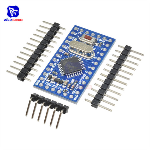 Diymore Pro Mini Atmega168 Module de microcontrôleur 16M 5V avec tête de broche d'oscillateur à cristal pour Arduino Nano remplacer Atmega328 ► Photo 1/6