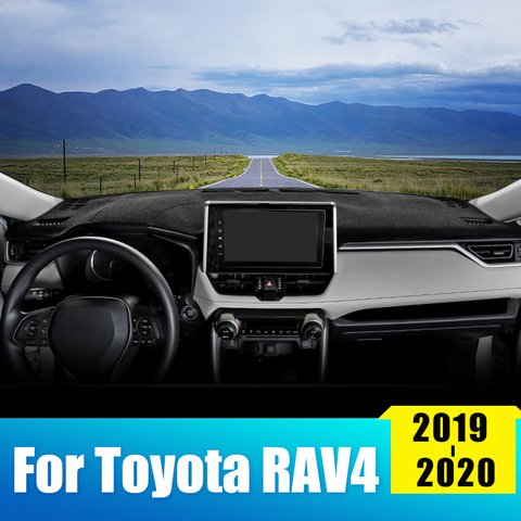 Tapis de tableau de bord de voiture antidérapant pour Toyota RAV4 2022 XA50, évite la lumière, couverture de la plate-forme de l'instrument, tapis de bureau, accessoires ► Photo 1/1