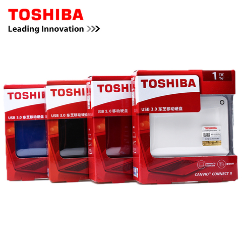 Toshiba-disque dur externe HDD USB 2.5 de 500 pouces, Canvio ADVANCE Connect II, dispositif de stockage externe HDD avec 3.0 go/1 to/2 to, ordinateur de bureau, ordinateur portable ► Photo 1/6