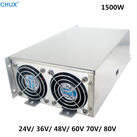 CHUX – transformateur industriel pour bande lumineuse, sortie unique, 24V 36V 48V, ac à dc 60V 70V 80V ► Photo 1/6