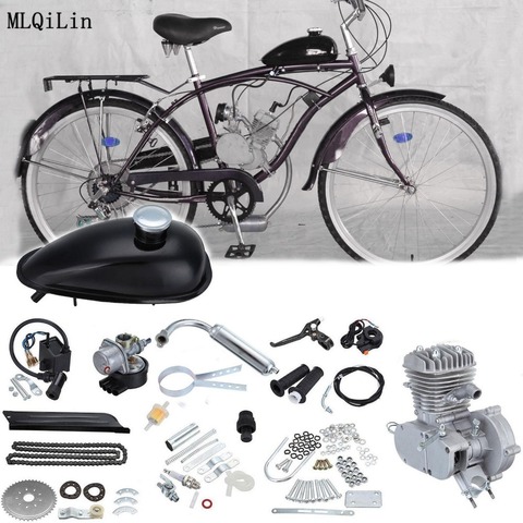 Kit de moteur à essence 50cc, 2 temps, pour vélo électrique, moto complète, haute puissance, haute qualité ► Photo 1/6