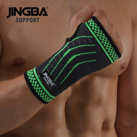 JINGBA-SUPPORT de bandage, équipement de protection pour le sport, 1 pièce, support de bande à main + Support de bracelet haltérophilie bandages de boxe ► Photo 1/6