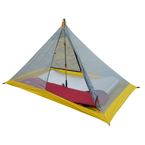 40D Silnylon 500g ultra-léger tente intérieure extérieure 3 saison automne Camping tente, alliage d'aluminium 42cm une forme Extension tige 2 personne ► Photo 1/6