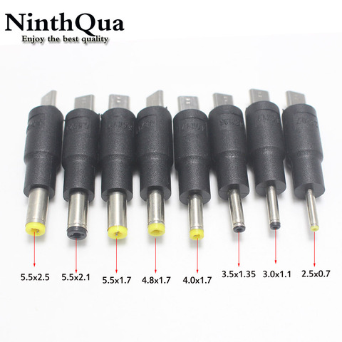 1 pièce 5.5x2.5 5.5x2.1 5.5*1.7 4.8*1.7 4.0*1.7 2.5*0.7 3.5*1.35 * mm 5V cc adaptateur de prise d'alimentation au connecteur Micro USB mâle ► Photo 1/6