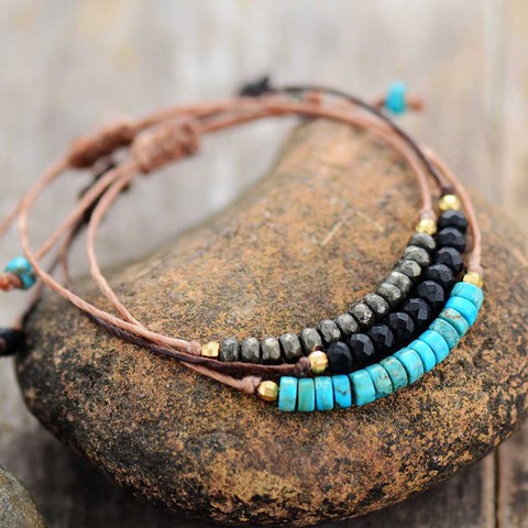 Bracelets en perles naturelles, chaîne d'amitié bohème, Simple et mignon, Vegan, cadeaux, Bracelets pour Femme ► Photo 1/6