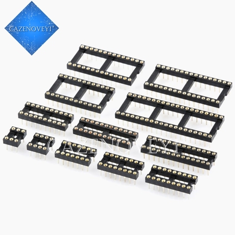 4 PIÈCES Trou Rond IC prise Connecteur DIP 6 8 14 16 18 20 24 28 32 40 broches Prises DIP6 DIP8 DIP14 DIP16 DIP18 DIP20 DIP28 DIP40 ► Photo 1/1