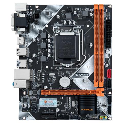 HUANANZHI – carte mère B75 LGA1155 M-ATX, composant pc, avec Ports vidéo VGA/HDMI/DVI, DDR3, 2 canaux, Solution unique ► Photo 1/4