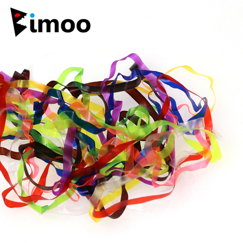Bimoo – bande de support pour nymphe, élastique, couleur mixte, 2M x 3mm, 2M x 4mm, 10 sacs ► Photo 1/6