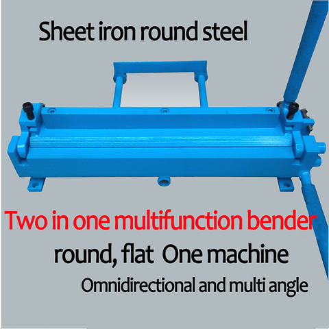 Machine à cintrer manuelle multifonctionnelle deux en un pour la feuille d'acier inoxydable et la feuille acrylique ronde de cintreuse de tube d'acier ► Photo 1/5