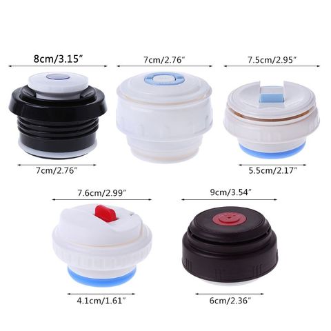 7.5cm bouchon pour Thermos Thermos bouteille couvercle vide flacon couvercle Thermocup CapThermose extérieur voyage inoxydable Termos accessoire ► Photo 1/6