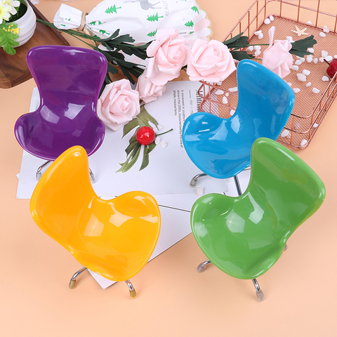 Chaise Miniature pour maison de poupée, nouveau Design 1/6, meubles, modèles, jouets pour décoration de maison de poupée, chaise à jouets, 6 couleurs ► Photo 1/6