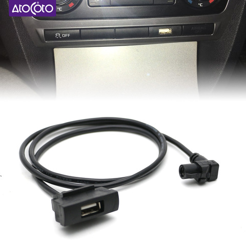 Adaptateur de câble d'interface USB pour Skoda Octavia, bouton Slot, RCD510, RNS315, panneau d'unité de tête ► Photo 1/6