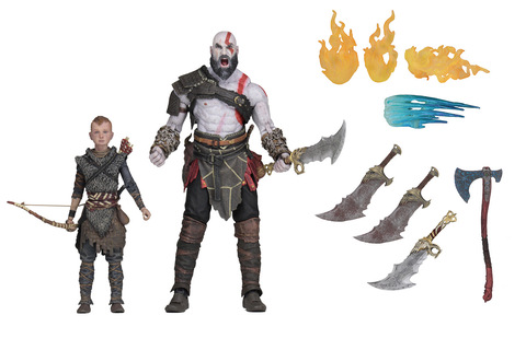 NECA jeu dieu de la guerre 4 Kratos & Son Atreus 7 