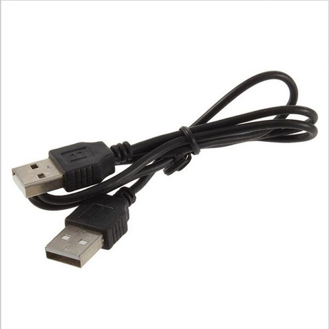 Haute vitesse USB 2.0 A type mâle à mâle M/M AM à AM adaptateur connecteur USB rallonge câble transfert données synchronisation cordon ligne ► Photo 1/2