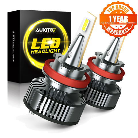 Ampoule de voiture, phare de voiture sans bruit, lampe automatique, sans bruit, H4 LED H11 H8 LED 9005 H9 HB3 9006 9003 9012, 16000lm, 80W 6500K 12V 24V ► Photo 1/6