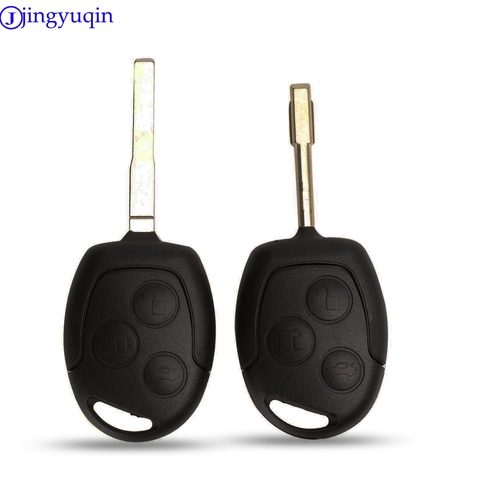 Jingyuqin – coque de clé télécommande à 3 boutons, pour Ford Focus, Mondeo, combinaison Fiesta KA ► Photo 1/5
