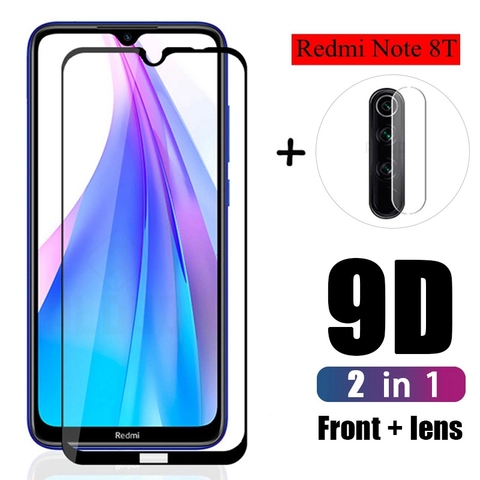 2in1 verre de protection pour Xiomi Redmi X3 Note 7 8 pro 8T 9s Mi Poco X3 pour Xiaomi Redmi note8 pro note 9 protecteur d'écran de caméra ► Photo 1/6