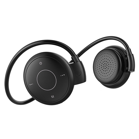 Écouteurs sans fil Bluetooth pour Sport binaural, casque d'écoute stéréo, carte Micro SD, lecteur de musique Mp3 ► Photo 1/6