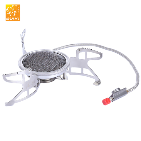 Bulin Mini cuisinière à gaz coupe-vent Camping cuisinière en plein air ustensiles de cuisine pique-nique cuisinière infrarouge cuisinière fendue BL100-B15 ► Photo 1/6