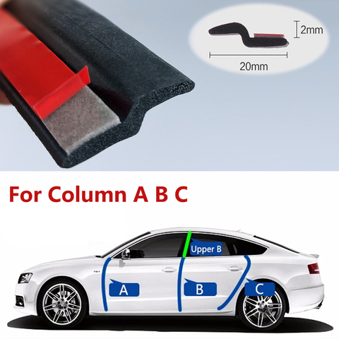 Joints d'étanchéité en caoutchouc de Type Z pour portières de voiture, bandes d'isolation phonique, bandes d'étanchéité Epdm, accessoires internes ► Photo 1/6