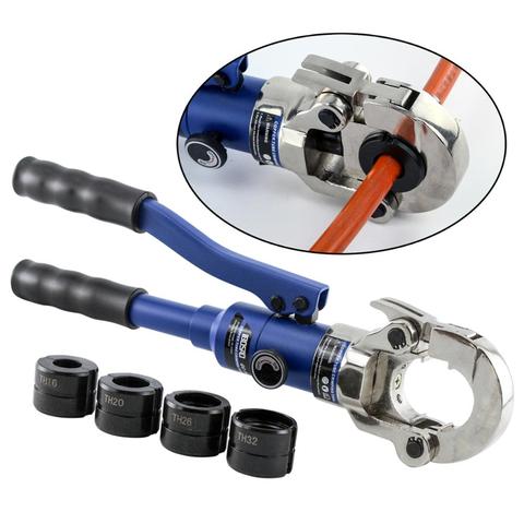 Outils de sertissage de tuyaux hydrauliques en alliage d'aluminium Pex outils de pressage avec mâchoires TH et U 16-32mm GC-1632 ► Photo 1/3