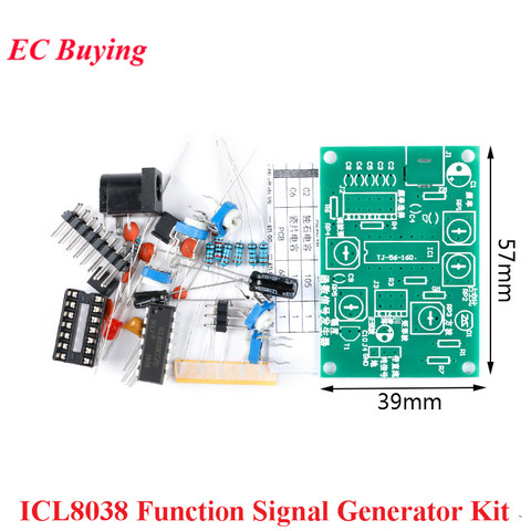 Kit de générateur de Signal à onde carrée, Kit de bricolage, multi-canaux, sinusoïdale, Triangle, circuit imprimé, pièces électroniques 12V-24V, ICL8038 ► Photo 1/5