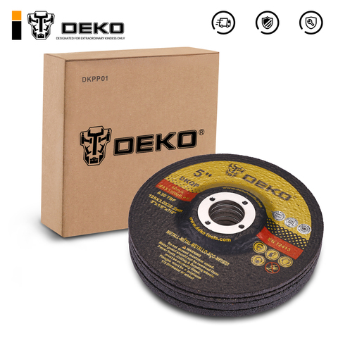 DEKO – disques de meulage pour meuleuse d'angle, 125mm, 4 pièces ► Photo 1/6