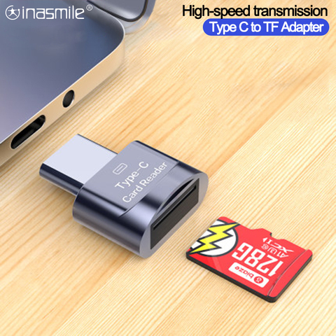 Adaptateur de Type C à micro-sd TF, lecteur de carte mémoire intelligent OTG pour Samsung Huawei adaptateur Micro USB à micro-sd pour Xiaomi Macbook ► Photo 1/6