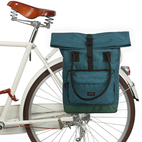 Tourbon – sac fourre-tout de vélo, sacoche de cyclisme, sac arrière rétro, loisirs quotidiens, sac à main pour ordinateur portable ► Photo 1/6