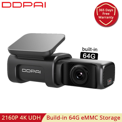 DDPAI – caméra de tableau de bord Mini 5 2160P 4K UHD 64G DVR, Android, Wifi intégré, GPS, 24H, conduite automatique, vidéo du véhicule ► Photo 1/6