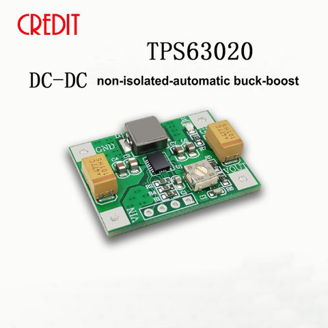 Module d'alimentation automatique Buck-boost, batterie au Lithium, Conversion de tension à faible ondulation, 1.2V-5.5V, TPS63020 ► Photo 1/3