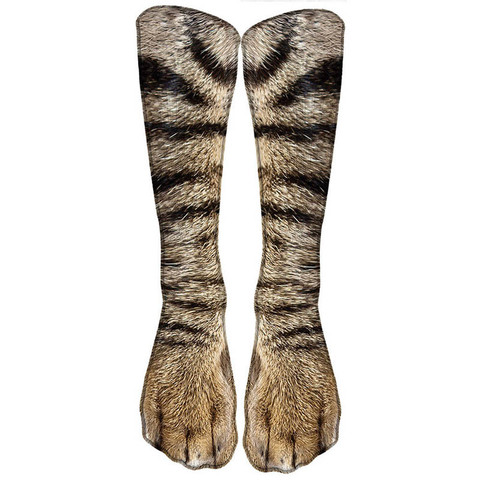 Nouveauté chaussettes hommes drôle confortable respirant coloré animal coton chaussette mâle et homme style de rue 3D imprimer longues chaussettes ► Photo 1/6