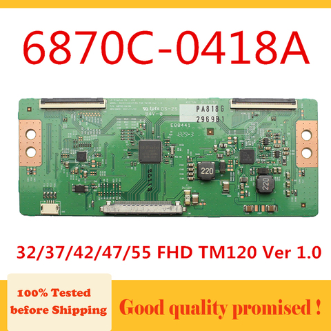 Carte t-con pour LG TV, 32 37 42 47 55 FHD TM120 Ver 1.0 .. Etc. Carte de remplacement tcon 6870C0418, Logic Board d'origine ► Photo 1/6