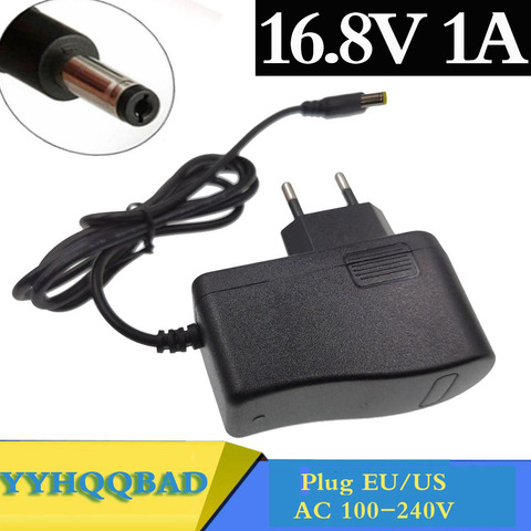 16.8V 1A Lithium li-ion chargeur de batterie pour tournevis 14.4V 4 série 18650 Lithium batterie chargeur mural cc 5.5MM * 2.1MM ► Photo 1/5