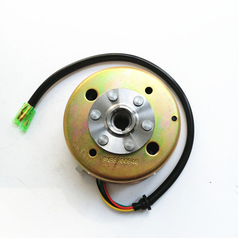 Stator de moto bobine d'allumage | Avec plaque, rotor magnéto, pour MBK 51 AV7 00848 FXXE8 ► Photo 1/6