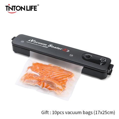 TINTON LIFE – Machine à emballer sous-vide 220V/110V, avec 10 sacs sous vide gratuits, 17x25cm ► Photo 1/6