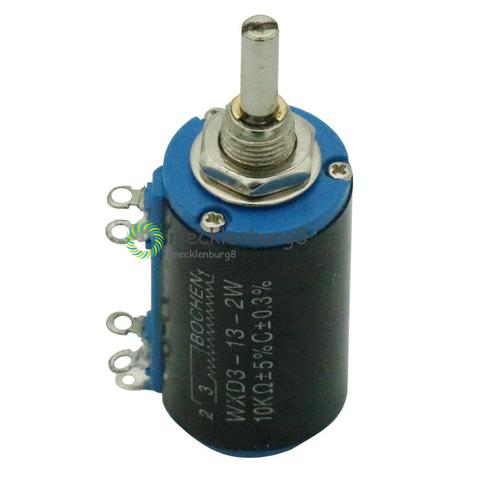 Potentiomètres linéaires torsadés, côté rotatif WXD3-13 2W WXD3-13-2W, multi-tours, 10K ohm, Kit de bricolage électronique ► Photo 1/4