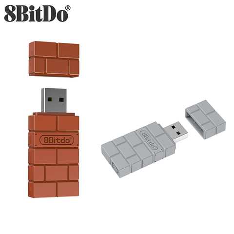 8bitdo Sans Fil Bluetooth USB RR Adaptateur pour Interrupteur Windows Mac Raspberry Pi Commutateur Lite Soutien PS4 PS5 Manette Xbox one ► Photo 1/6