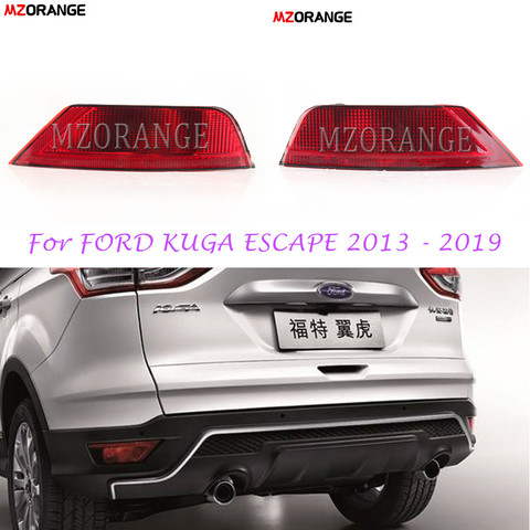 MZORANGE pare-chocs arrière antibrouillard pour FORD KUGA ESCAPE 2013 2014 2015 2016 2017 2022 queue réflecteur lampe pièces de voiture ► Photo 1/6