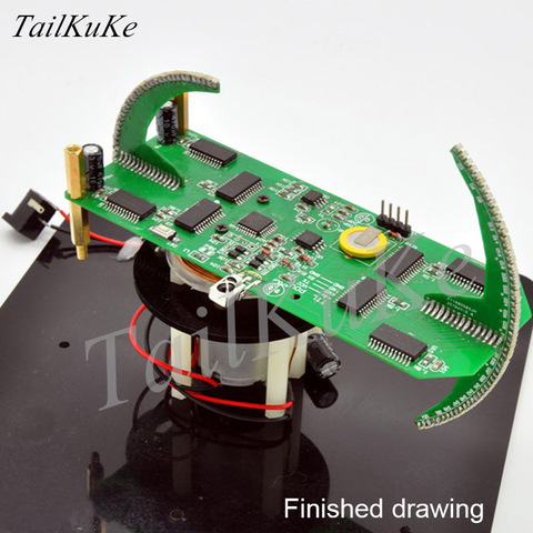 Double Balle Rotation led Nouveau POV Suite de horloge créative Pièces Électroniques kit de formation led Affichage ► Photo 1/2