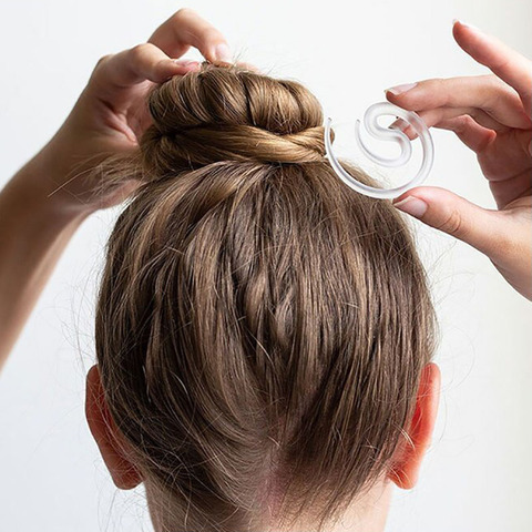 Invisibobble BUNSTAR invisible épingle à cheveux chignon transparent coiffure femmes longhair accessoires bâtons tracless simple 2 pièces ► Photo 1/6