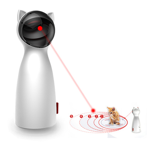 Laser LED pour animal de compagnie, jouet intelligent interactif et automatique, accessoire pour tous les chats ► Photo 1/6