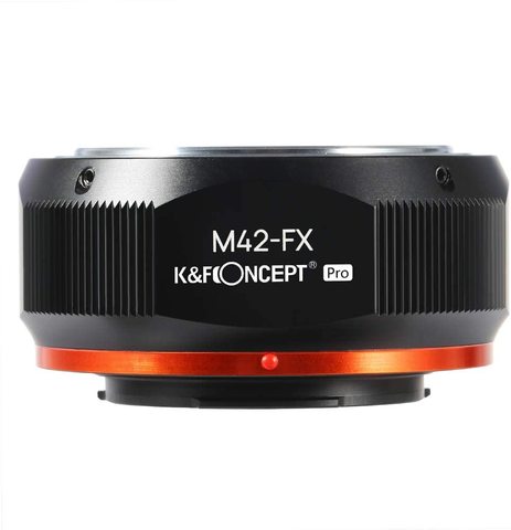 K & F – adaptateur de monture d'objectif M42 à Fuji X, pour objectif à montage à vis, appareils photo sans miroir ► Photo 1/6
