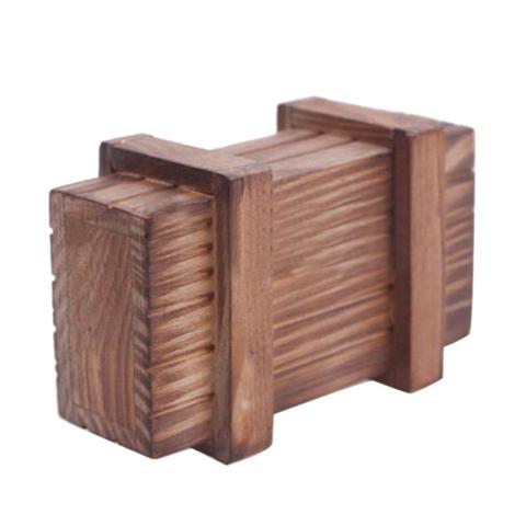 Boîte de Puzzle magique en bois pour enfants, boîte de Puzzle Secret en bois, jouets de Puzzle amusants en bois, cadeaux, casse-tête logique magique pour enfants ► Photo 1/6