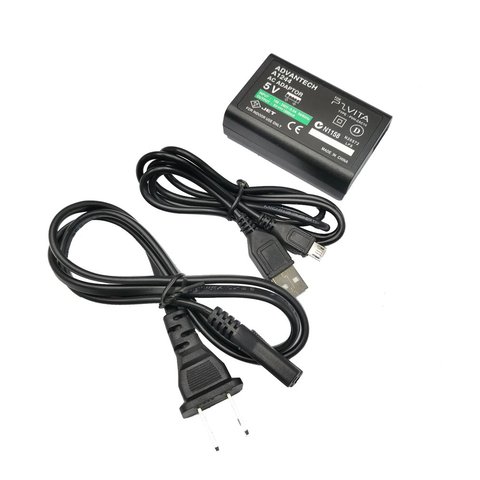 Prise EU/US, alimentation de chargeur domestique, adaptateur ca 5V, câble de chargement USB pour Sony PlayStation Psvita Slim PS Vita PSV 2000 ► Photo 1/6