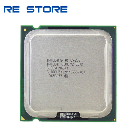 Processeur Intel Core 2 Quad Q9650 3.0 GHz 12 mo Cache FSB 1333 ordinateur de bureau LGA 775 CPU ► Photo 1/3