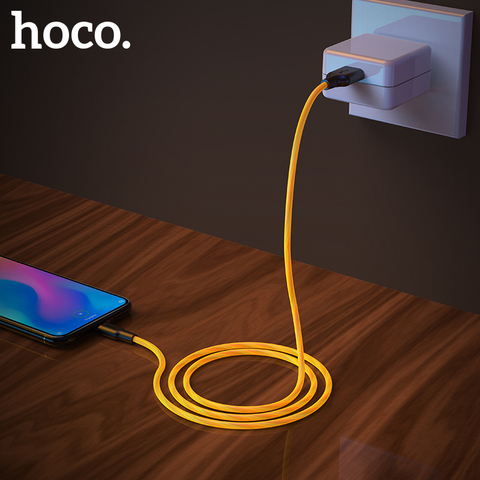 HOCO – câble USB 3A Type C en Silicone pour recharge rapide et transfert de données, cordon de chargeur pour Galaxy S20 Plus et Xiaomi 11 ► Photo 1/6