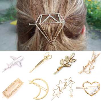 Épingles à cheveux pour femmes, pince à cheveux Glamour, mode, épingle à cheveux doux, bijoux pour dames, perles, Barrette, couvre-chefs, pour enfants, filles ► Photo 1/6