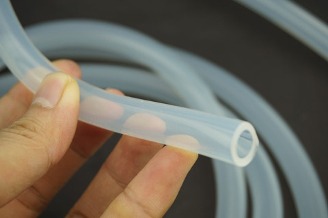 Tube en Silicone Transparent de qualité alimentaire de 2 mètres, 8MM ID x 12MMOD, tuyau Flexible en caoutchouc pour jardin et Aquarium ► Photo 1/6